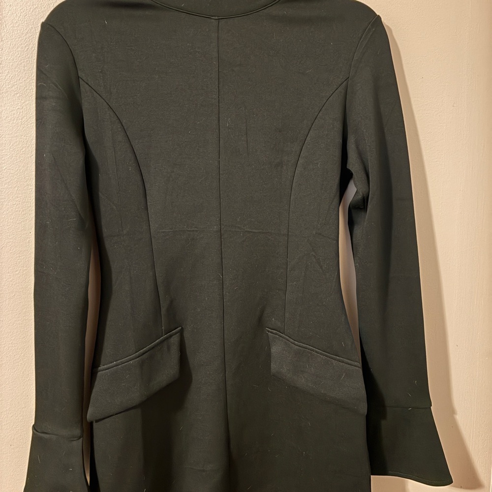 Black Mock Neck Long Sleeve Sweater Dress
